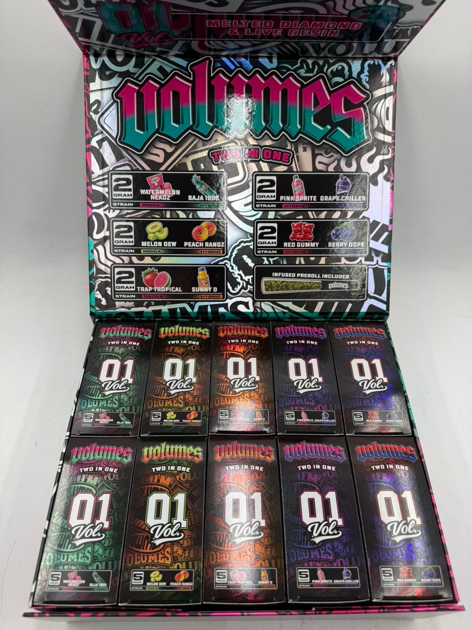 volumes 2g disposable