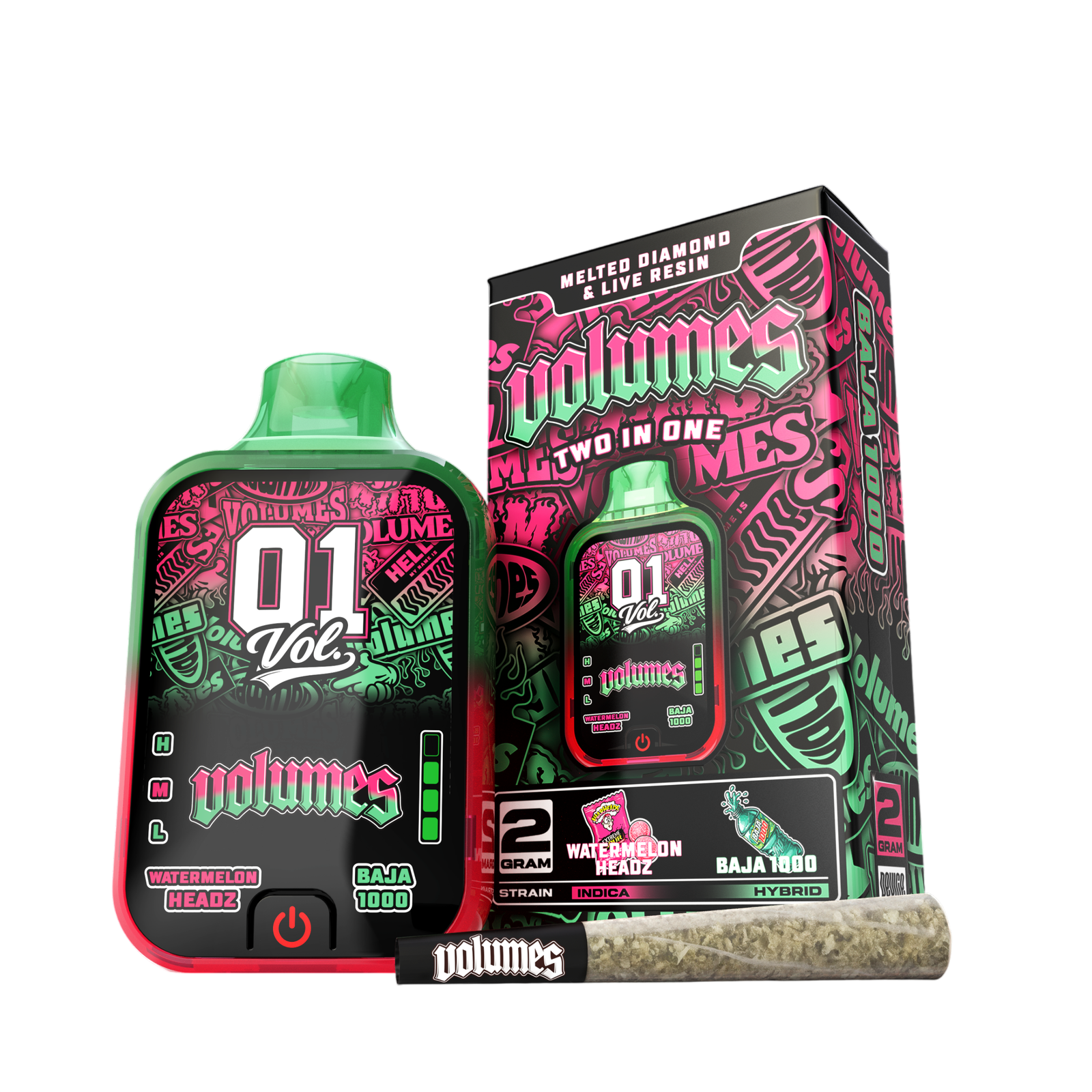 volumes two in one disposable